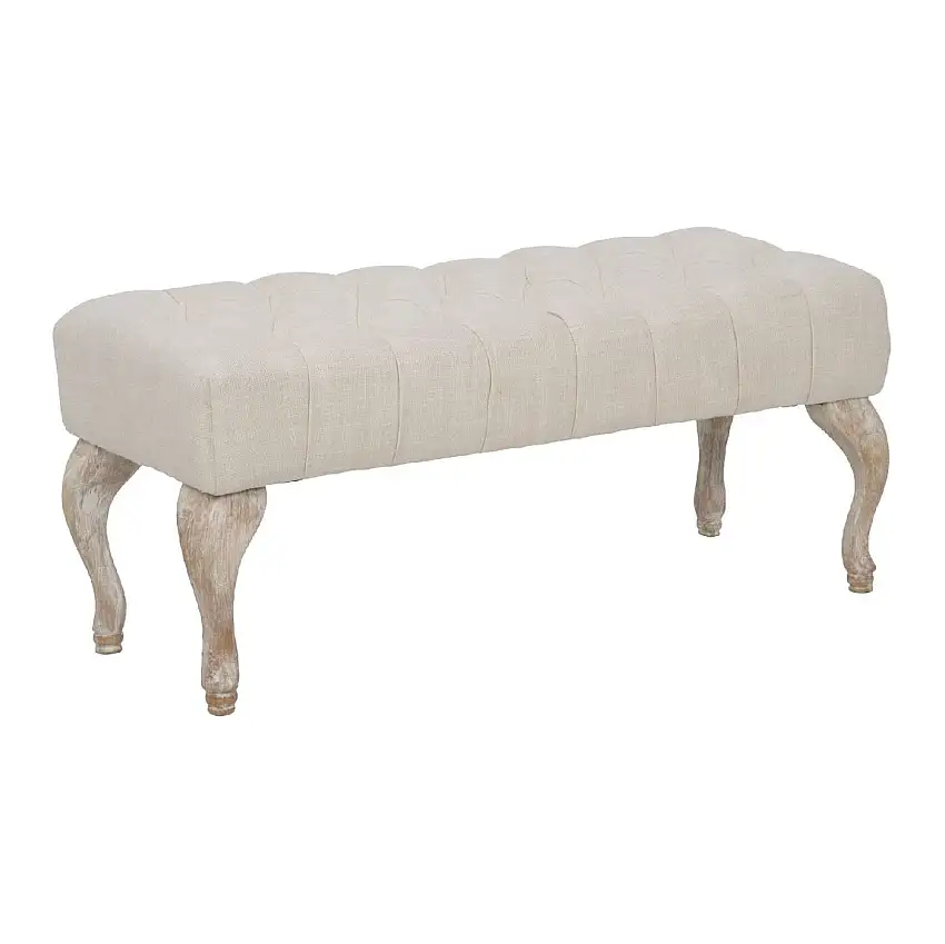 Mauro Ferretti Bank Provenza 97x42x40 cm weiß