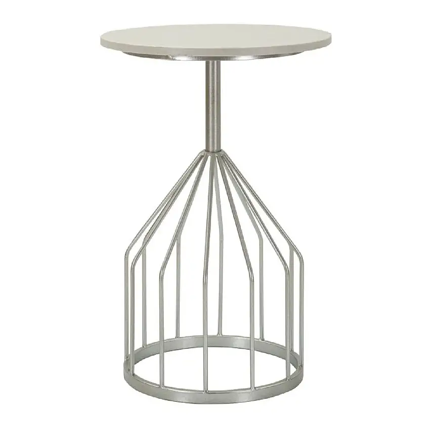 Mauro Ferretti Becher Beistelltisch Ø 37,5x58 cm silber