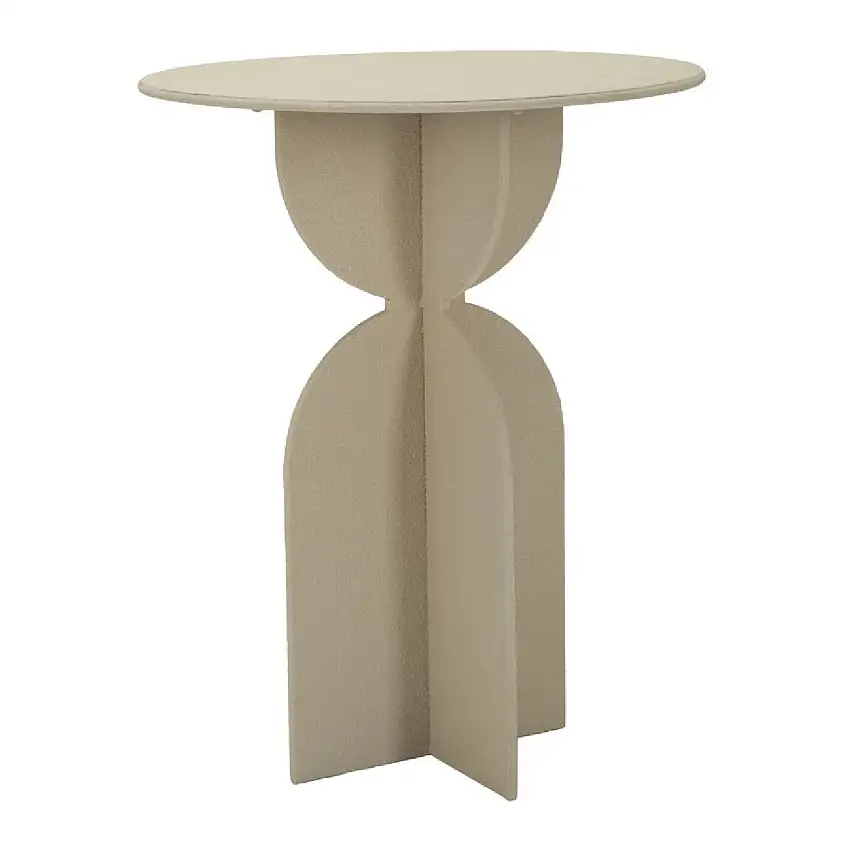 Mauro Ferretti Beistelltisch Düne Ø 45x58 cm creme