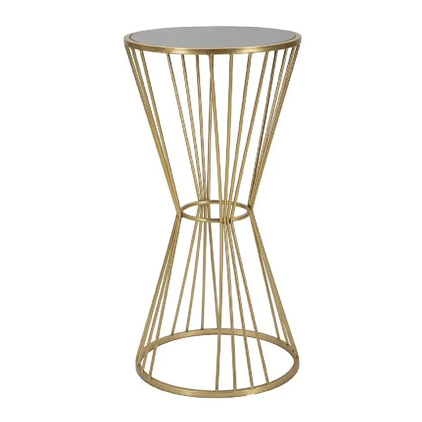 Mauro Ferretti Beistelltisch Super Ø 40x80 gold