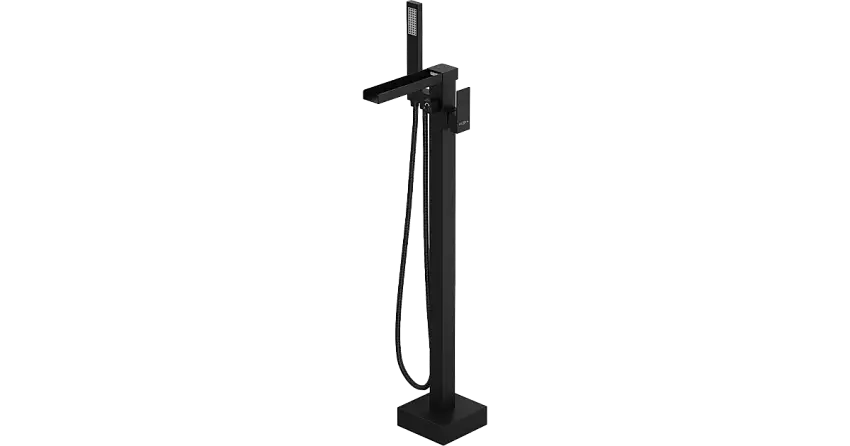Mexen Algar freistehende Badewannenarmatur, schwarz - 75733-70