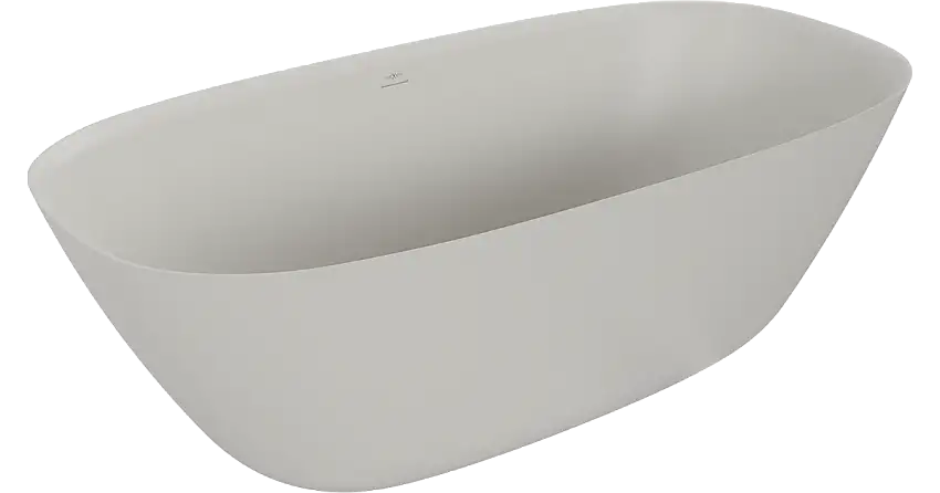 Mexen Como freistehende Badewanne aus Konglomerat 170 x 82 cm, Beton matt - 57311708261
