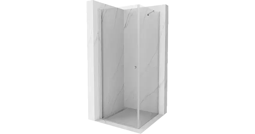 Mexen Pretoria Duschkabine 90 x 90 cm, transparent, Chrom - 852-090-090-01-00