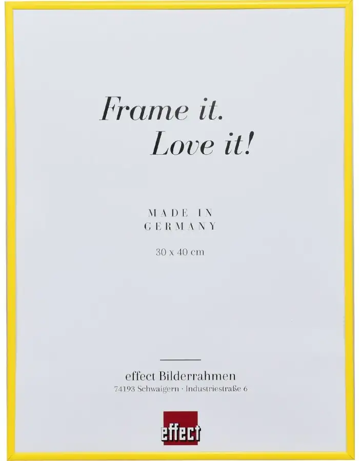 Puzzlerahmen Art effect Acrylglas gelb 37 x 98 cm für Wandmontage