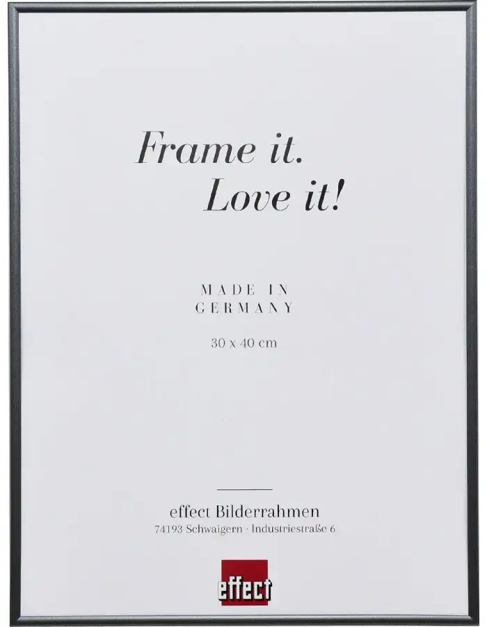 Puzzlerahmen Art effect Acrylglas grau 47 x 63 cm Wandaufhängung