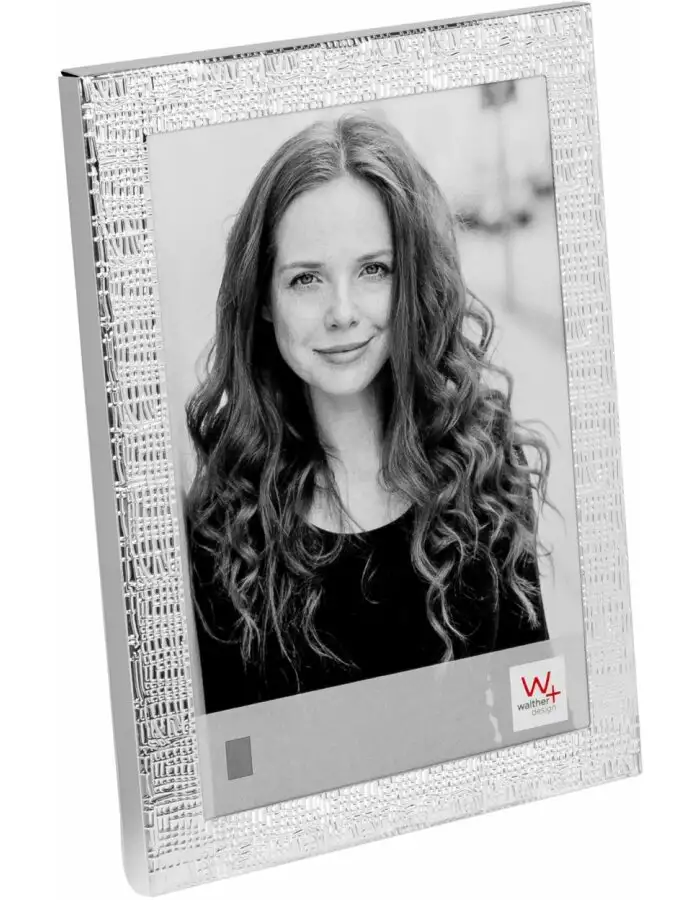 Walther Aluminium Fotorahmen Mirja 10x15 cm silber glänzend