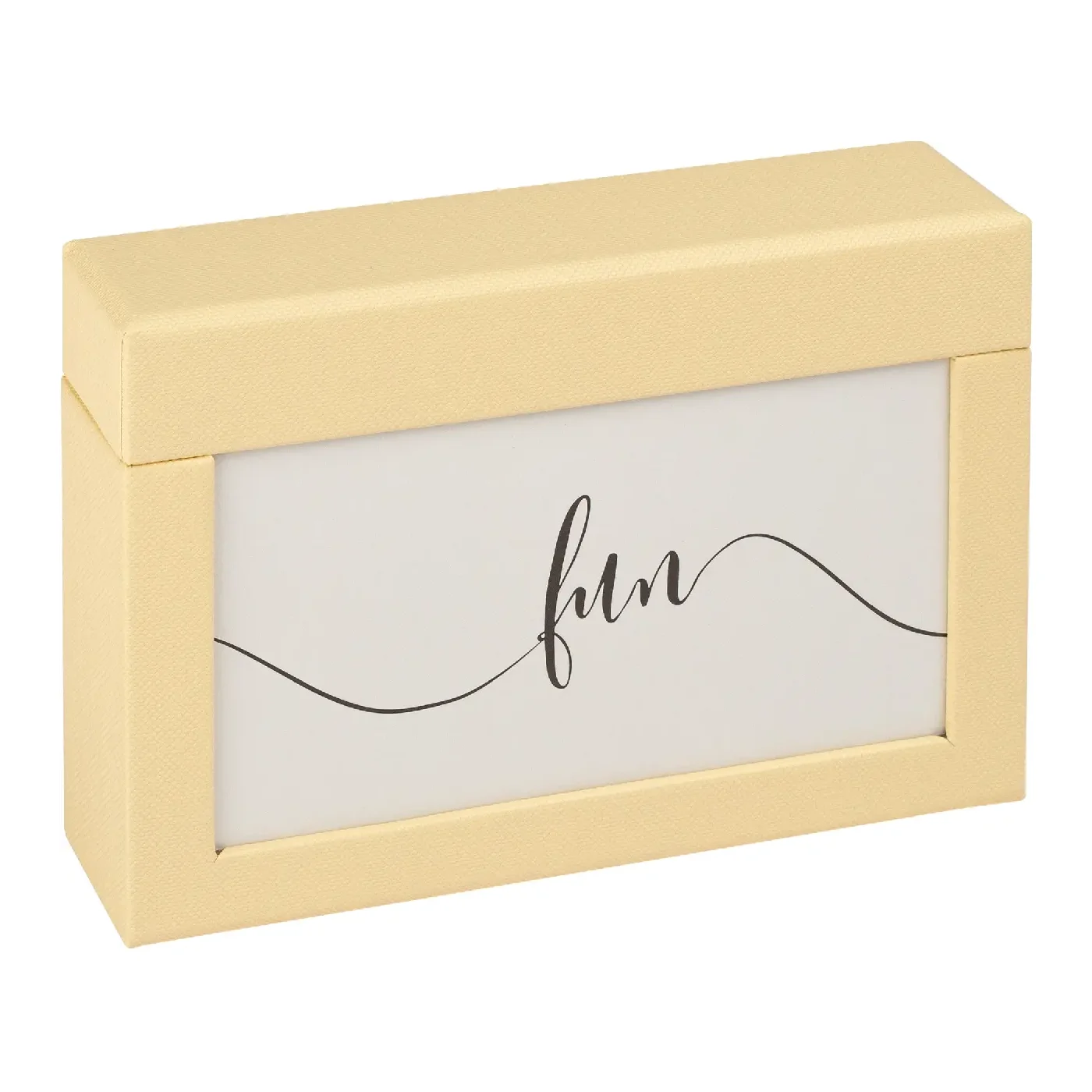 Walther Fotobox Fun 100 Fotos 10x15 cm creme mit Deckel