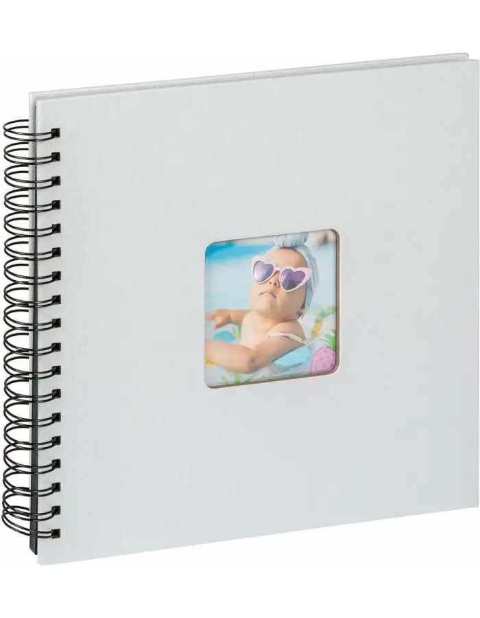 Walther Spiralalbum Fun hellblau 26x25 cm 40 schwarze Seiten