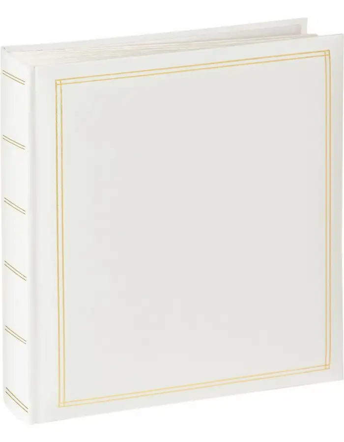 Walther XL Selbstklebealbum Monza weiß 33x34 cm 100 selbstklebende Seiten