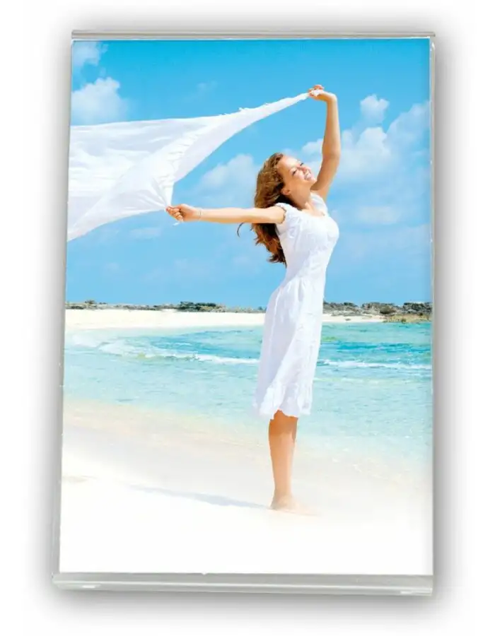 ZEP Acryl-Fotorahmen für 9x13 cm Fotos zum Hinstellen modernes Design