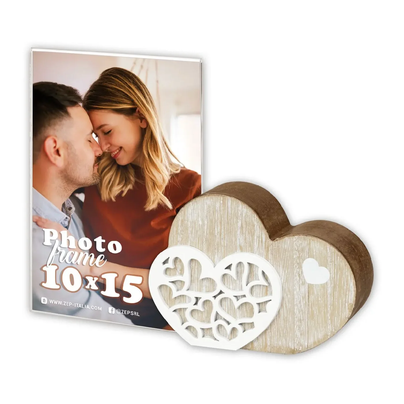 ZEP Acryl und Holzbilderrahmen Gioia 10x15 cm