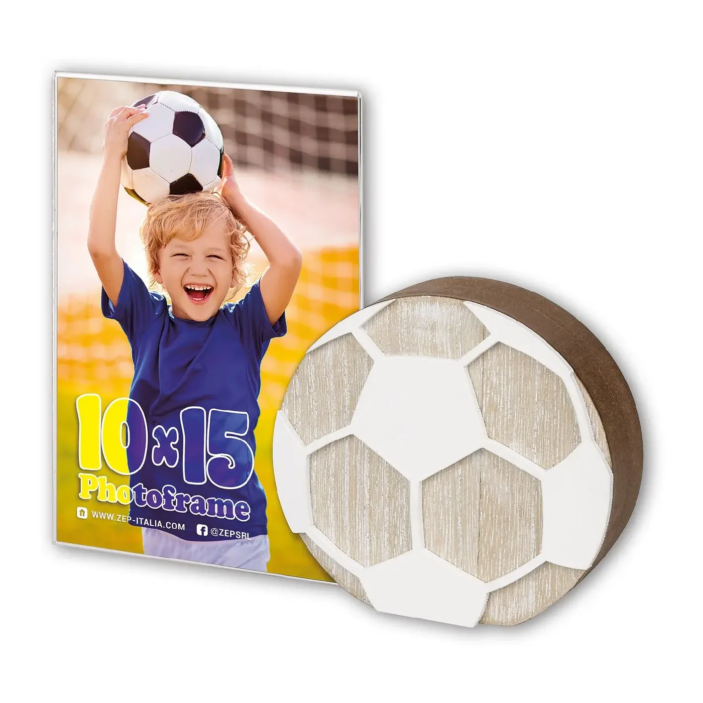 ZEP Acryl und Holzbilderrahmen Messi 10x15 cm