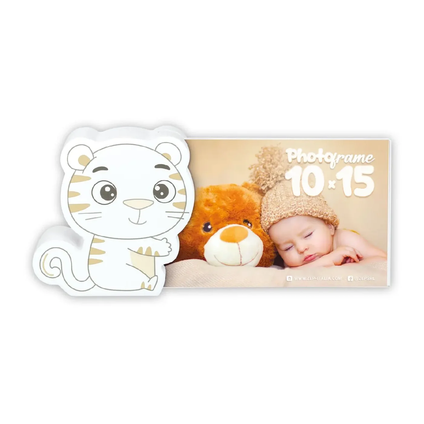 ZEP Acryl und Holzbilderrahmen Tigro 10x15 cm