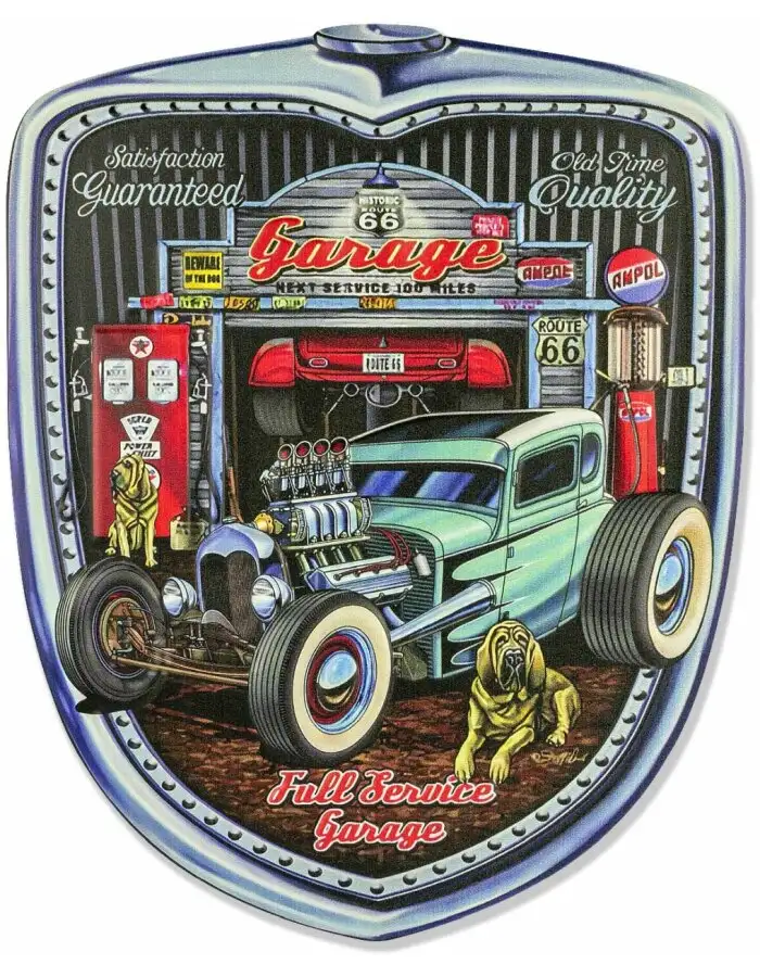 ZEP Blechschild GARAGE 36x45 Zentimeter