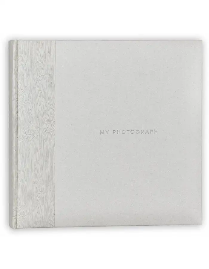 ZEP Fotoalbum Luis weiß 32x32 cm 60 weiße Seiten Pergaminblätter