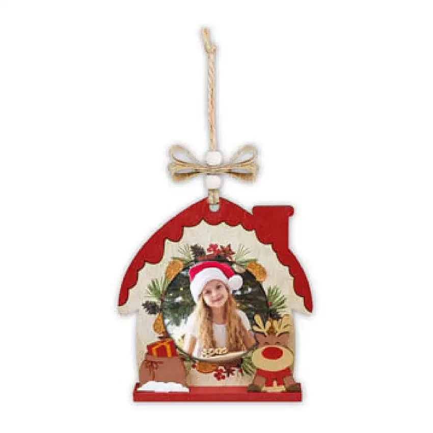 ZEP Koda D Holzdeko Fotohalter 6x6cm zum Hängen Weihnachten