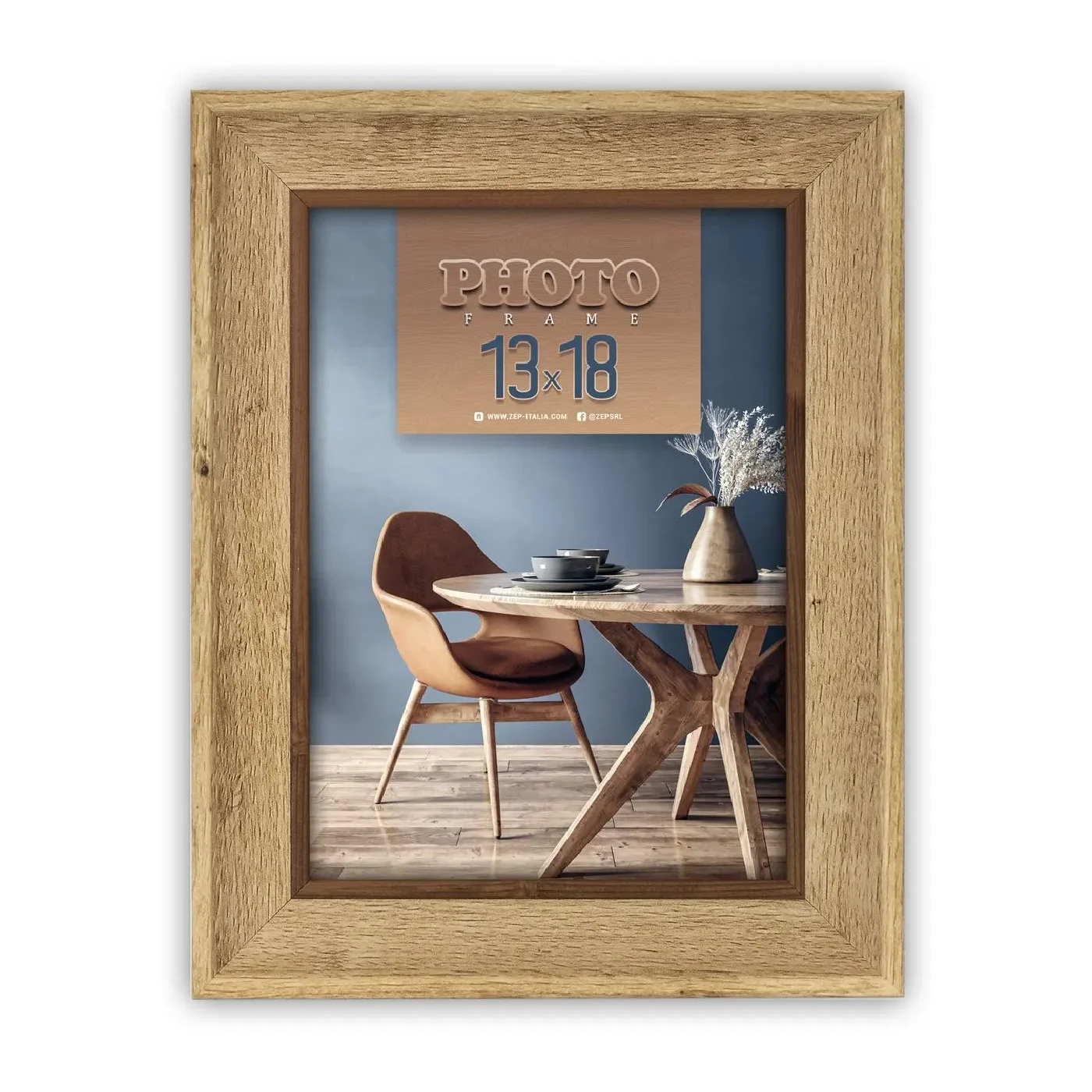 ZEP Polysterol Fotorahmen Arles Natural 30x45 cm zum Aufhängen