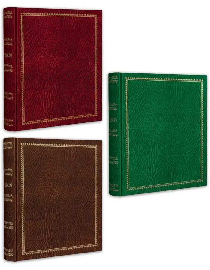 ZEP Selbstklebe-Fotoalbum Madrid Ringbuch 27x32 cm Vinyleinband 4-Ringmechanik