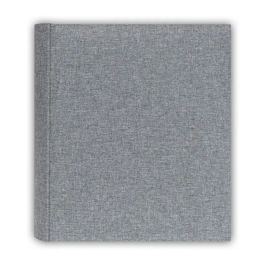 ZEP Selbstklebe-Fotoalbum Siviglia grau 27x32 cm Ringbuch Leineneinband