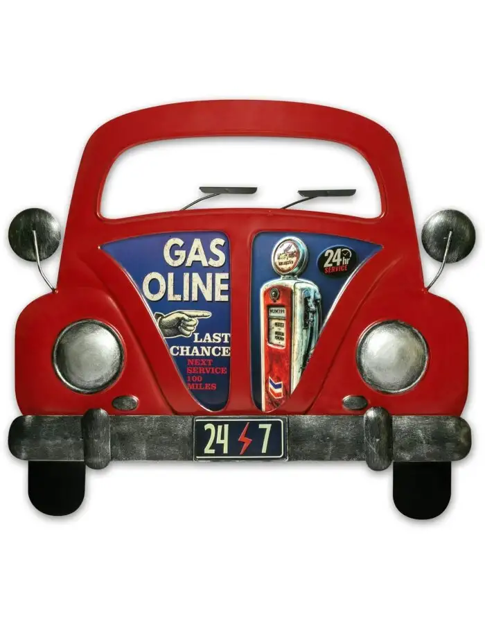 ZEP Wanddekoration DALLAS 50,5x6x47 cm Auto Gasoline rot
