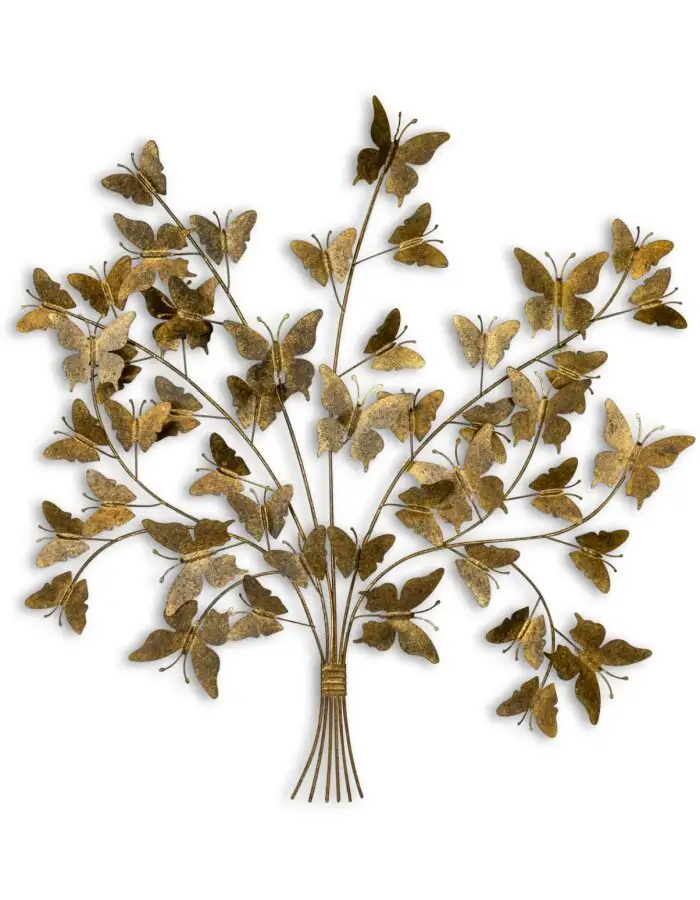 ZEP Wanddekoration TREE 66x67x4 cm Schmetterlings Strauch