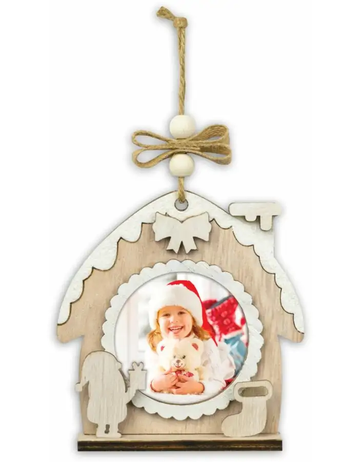 ZEP Weihnachts-Anhänger Hazel Motiv C für Foto 6x6 cm