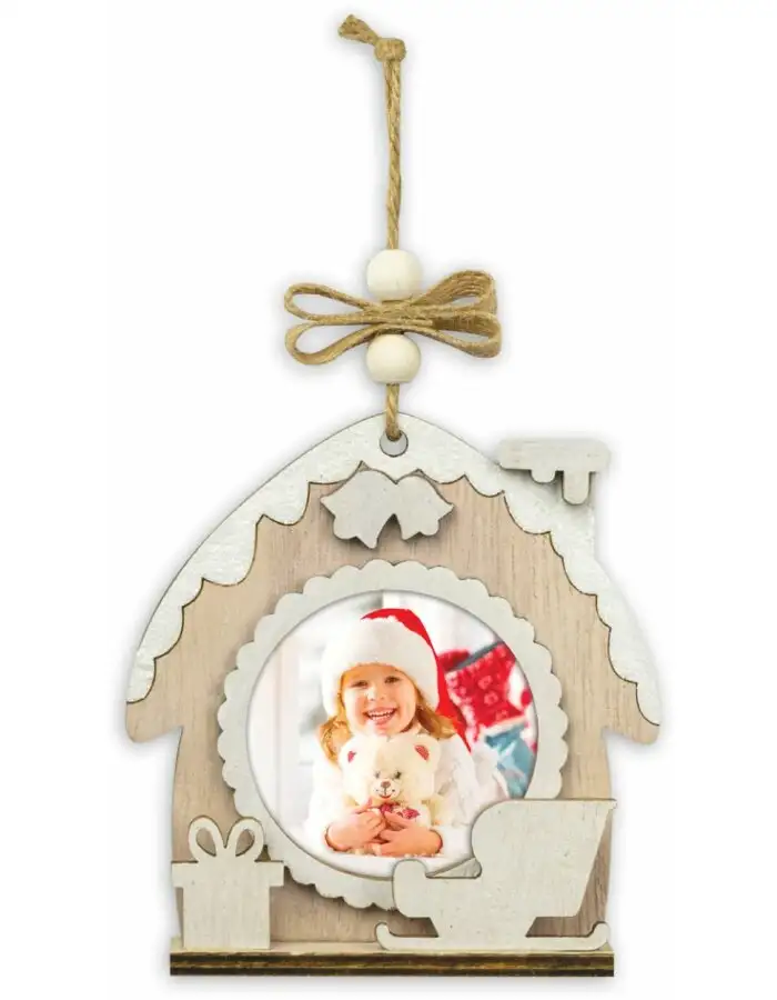 ZEP Weihnachts-Anhänger Hazel Motiv D Foto 6x6 cm