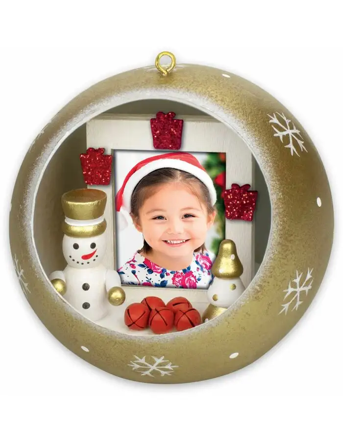 ZEP Weihnachts-Fotokugel Eithel 3,5x4,5 cm 10 cm rund
