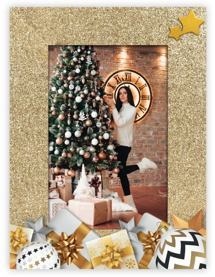 ZEP ZT2035 Goldy Bilderrahmen Holz 10x15 cm Gold Tischrahmen